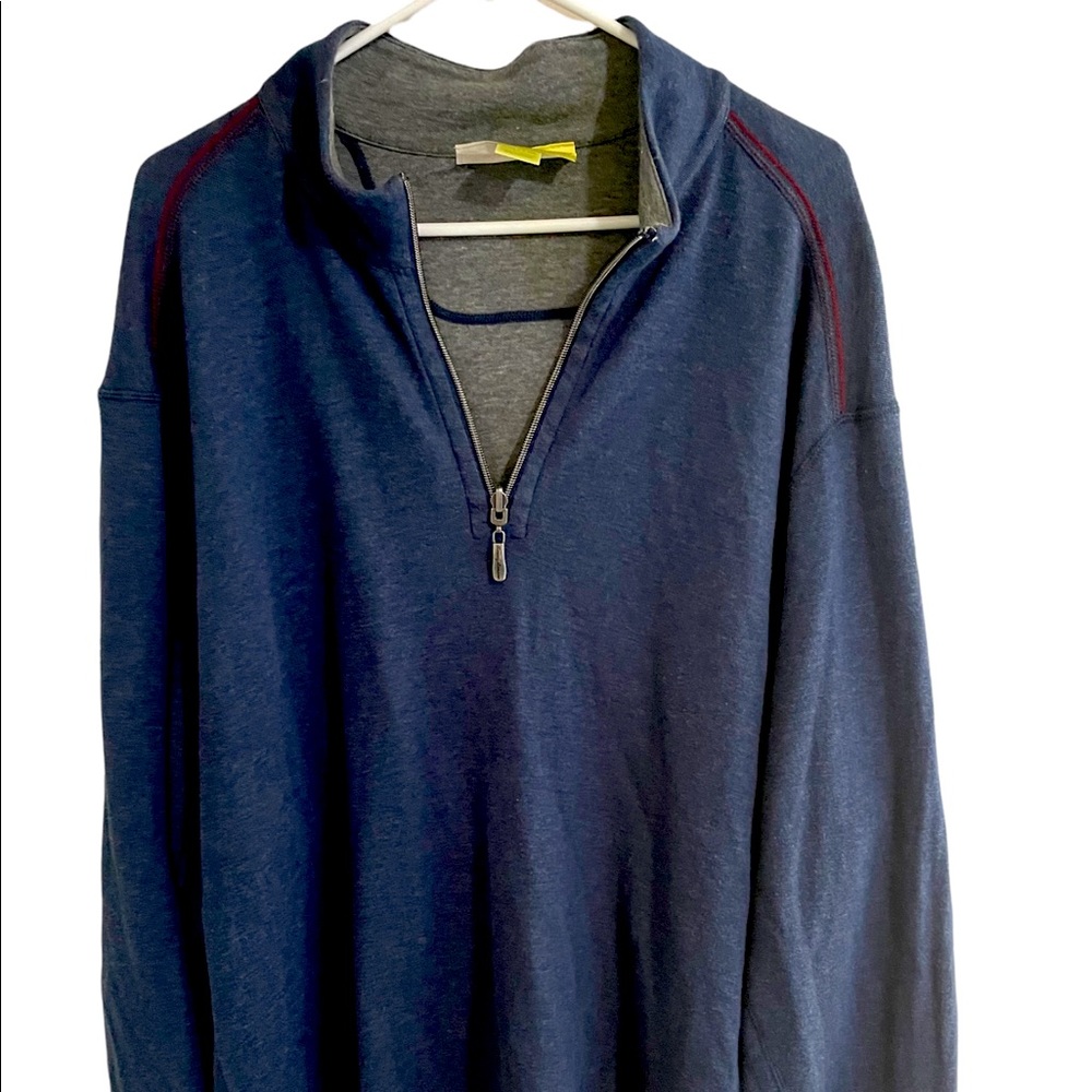 Tommy Bahama Zipper Neck Long Sleeve Pullover Size XXL